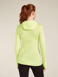 Women's Merino Blend 200 Realfleece™ Descender Long Sleeve Zip Hoodie Citrine - 3
