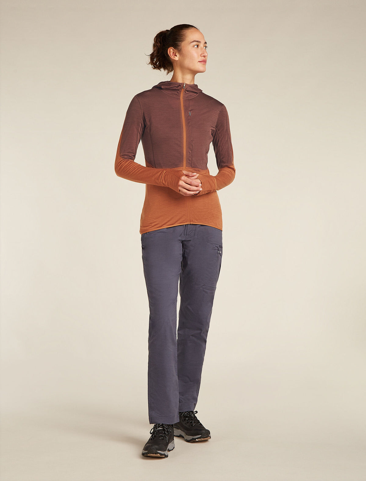 Women's Merino Blend 200 Realfleece™ Descender Long Sleeve Zip Hoodie  - 3