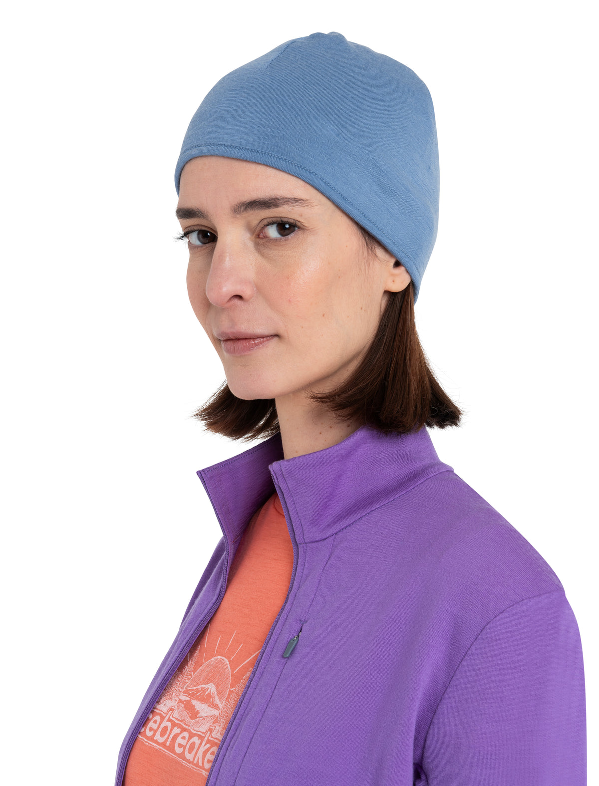 Unisex Merino 200 Pocket Hat Dawn/Kyanite - 2