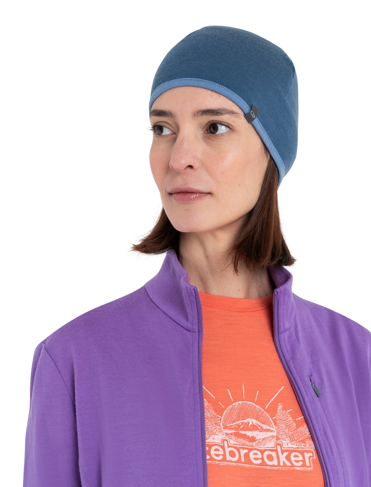 Unisex Merino 200 Pocket Hat Dawn/Kyanite - 4