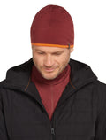 Unisex Merino 200 Pocket Hat Port/Blaze - 1