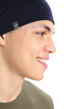 Unisex Merino 200 Pocket Hat Loden/Midnight Navy - 4