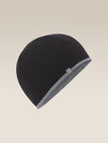 Unisex Merino 200 Pocket Hat Black/Gritstone Heather - 1