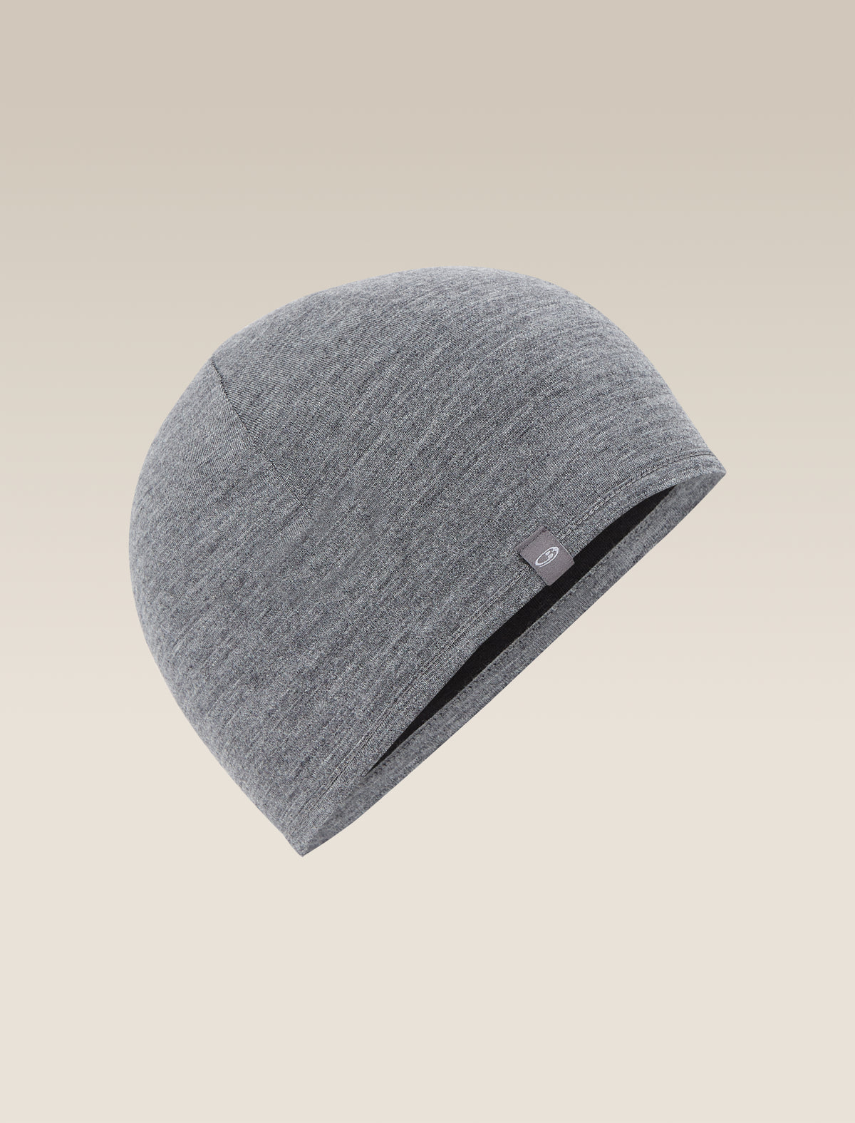 Unisex Merino 200 Pocket Hat Black/Gritstone Heather - 2