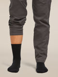 Women's Merino Lifestyle Light Crew Socks Black - 4