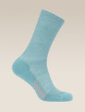 Women's Merino Lifestyle Light Crew Socks Hydro/Acid Pink - 4
