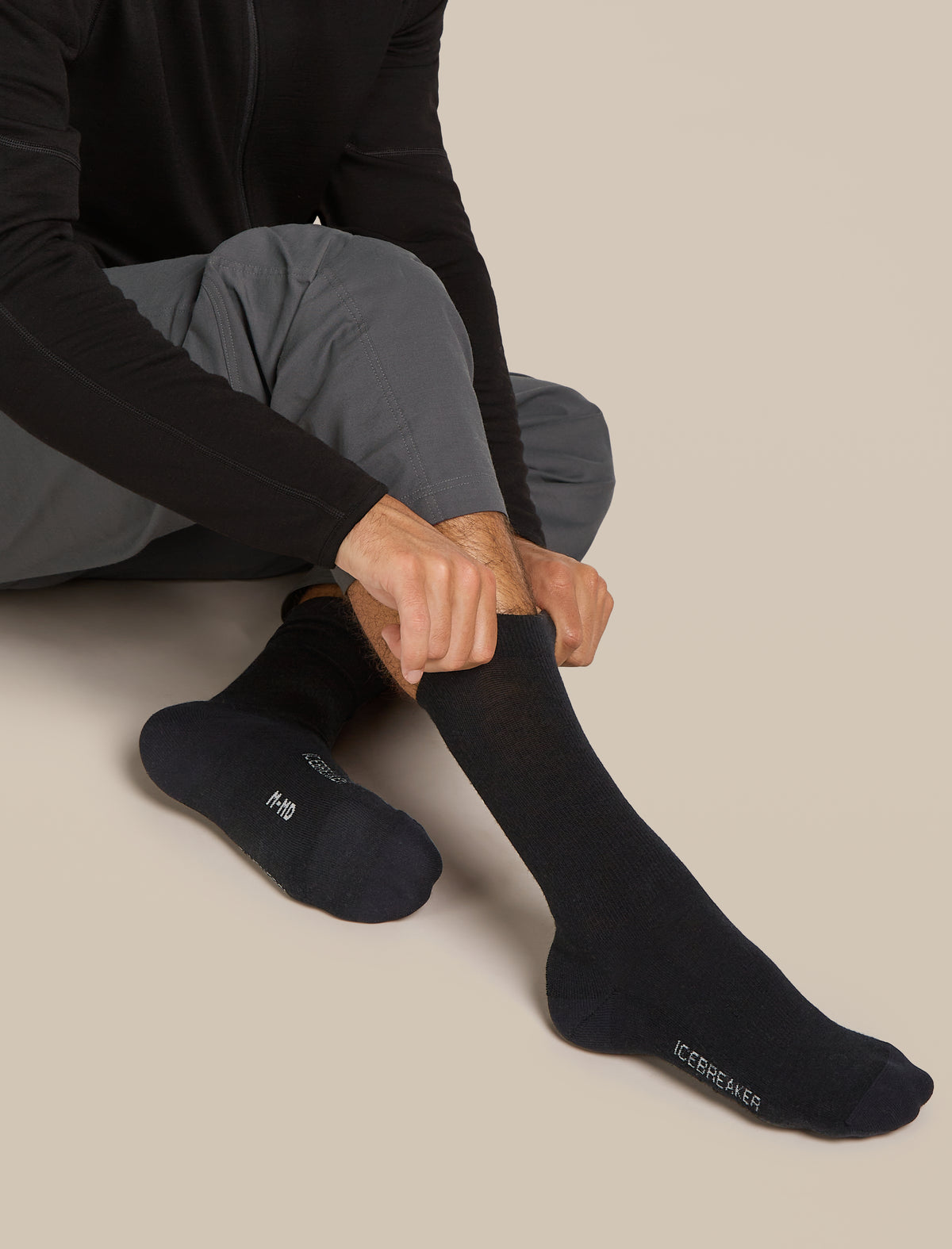 Men's Merino Lifestyle Light Crew Socks  - 2