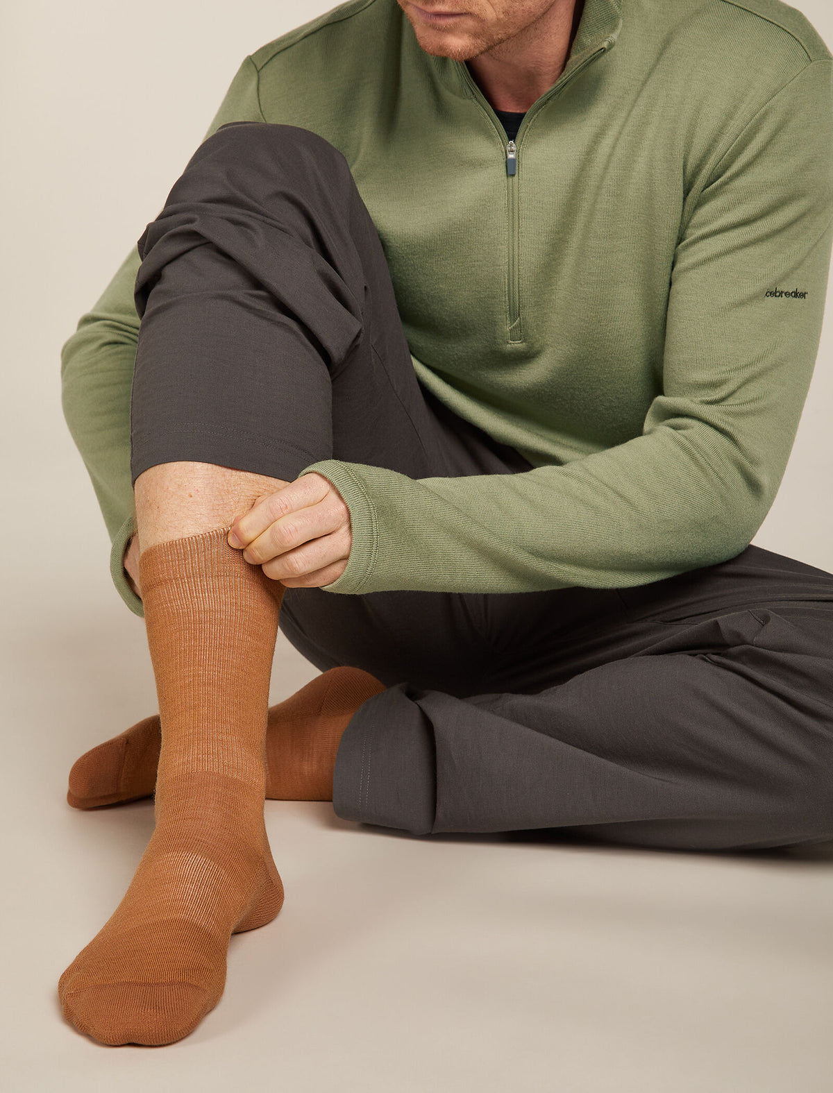 Men's Merino Lifestyle Light Crew Socks  - 2