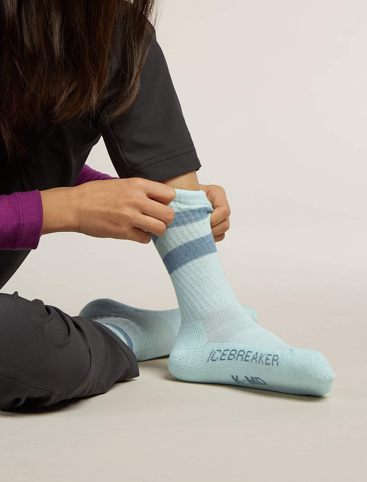 Kids’ Merino Blend Hike Light Crew Socks  - 4